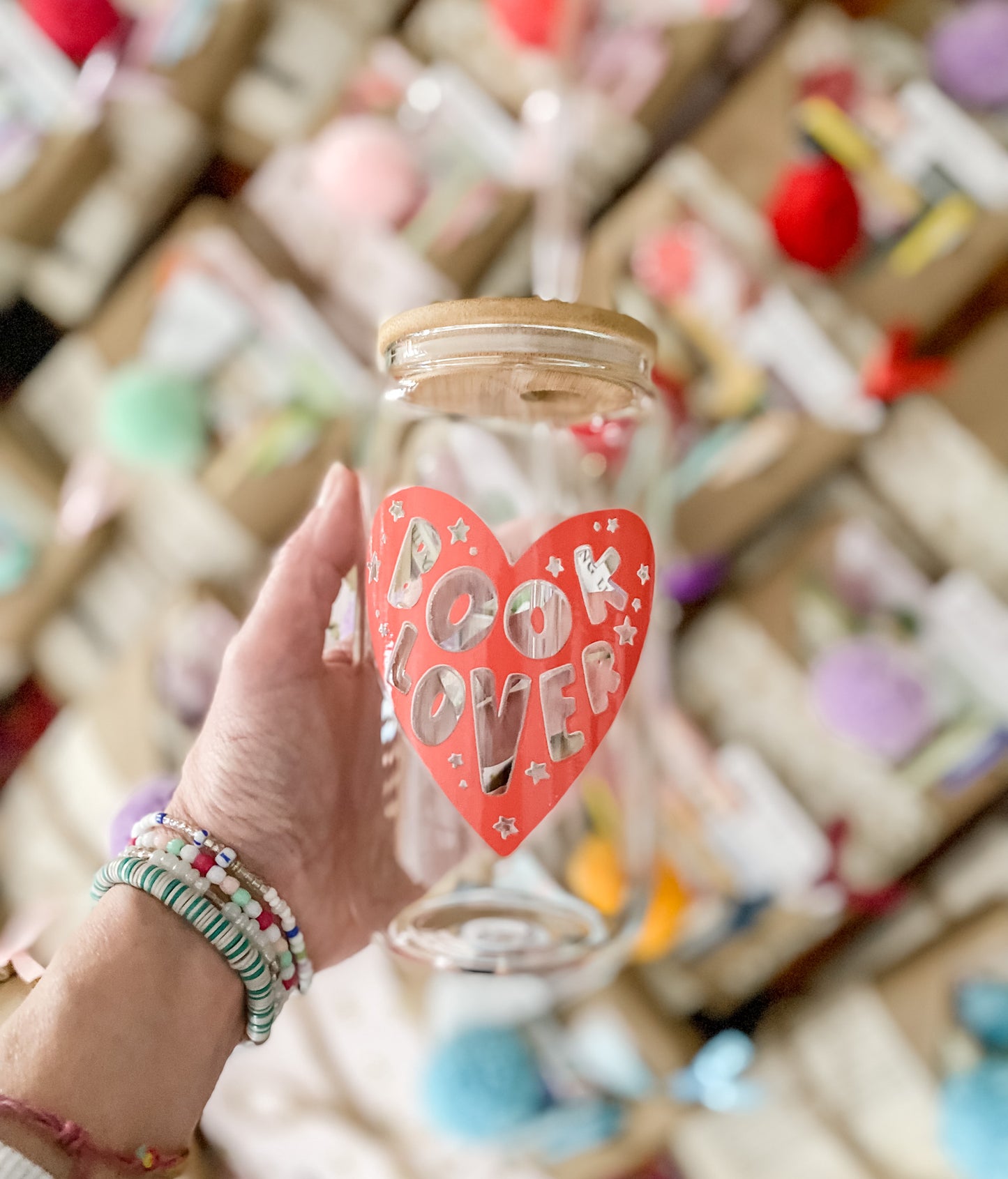 Book Lover - Glass Cup