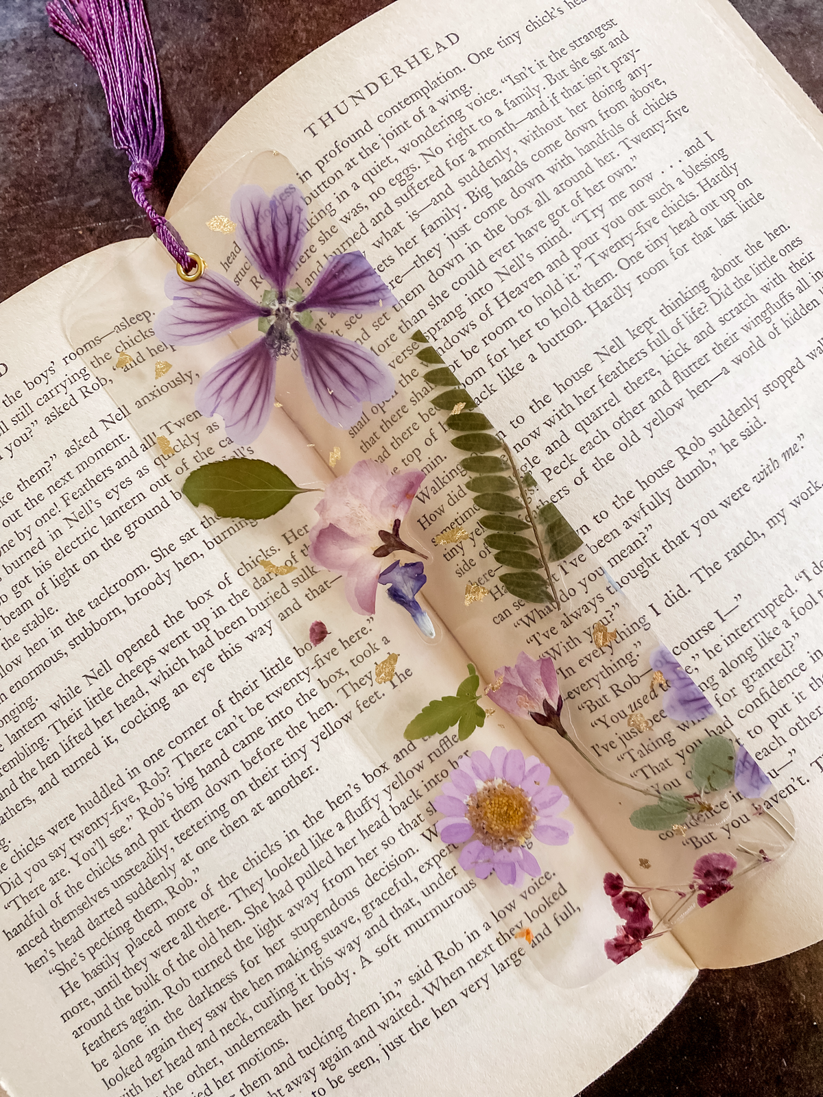 Pressed Flower Bookmarks