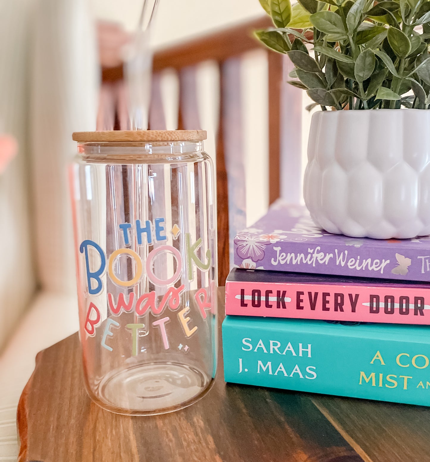 The Book Was Better - Glass Cup